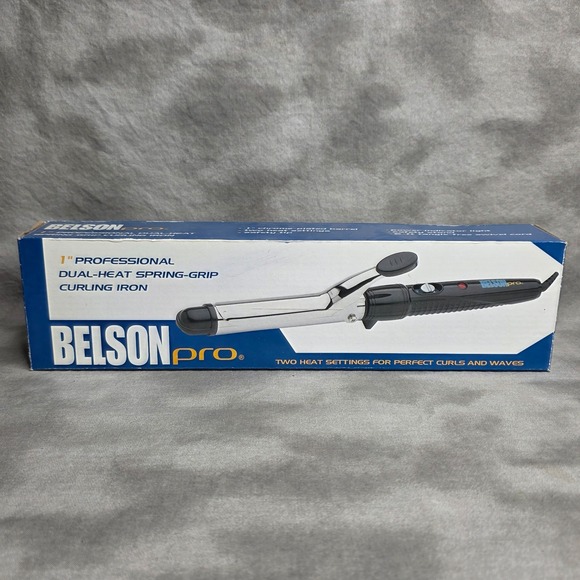 Belson Pro Other - BELSON PRO 1" Curling Iron #BP2015 Dual Heat Spring Grip 2012 NEW